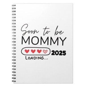 Soon to Be Mummy 2025 Valentine Day Pregnancy Notebook