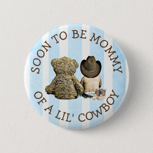 Soon to be Mummy of a Lil Cowboy Button