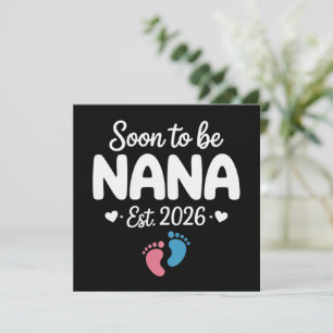 Soon To Be Nana 2026 Funny Pregnancy Announcement 