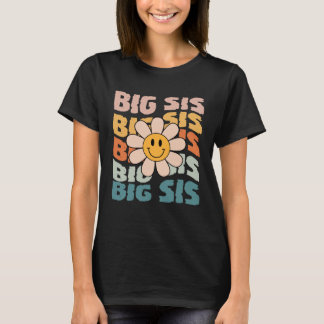 Soon To Be New Big Sister Retro Proud Big Sis Anno T-Shirt