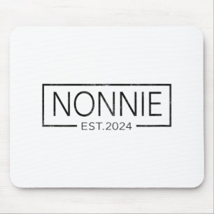Soon To Be Nonnie 2024 Mothers Day Nonnie Est 2024 Mouse Mat