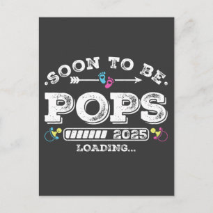 Soon to Be Pops 2025 Loading Postcard