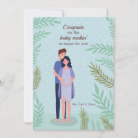 Soon To Be Three Pregnancy Congratulations Card