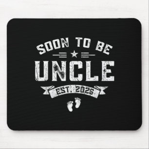 Soon to Be Uncle 2026 Gender Reveal Pregnancy Baby Mouse Mat