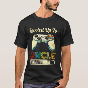 Soon to be Uncle LEVELED UP to Uncle Funny Uncle T-Shirt