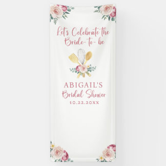 SOON TO BE WHISKED AWAY BRIDAL SHOWER BANNER
