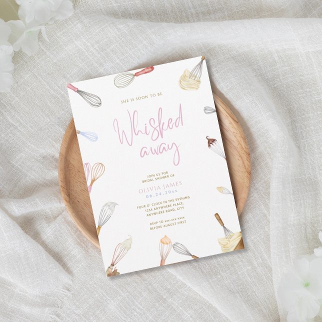 Soon to be whisked away bridal shower invitation (Creator Uploaded)