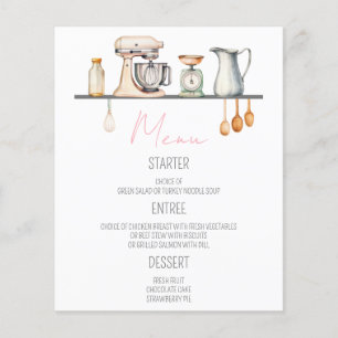Soon-to-be Whisked Away!  Bridal Shower Menu