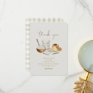 Soon to be whisked away bridal shower thank you card