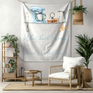 Soon-to-be Whisked Away! Bridal Shower Welcome Tapestry