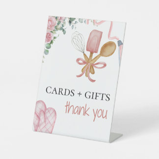 Soon to be whisked away cards+ gifts tabletop sign