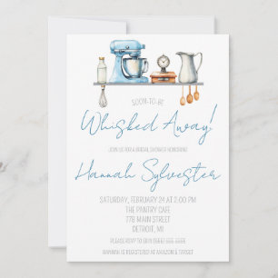 Soon-to-be Whisked Away! Kitchen Bridal Shower Invitation