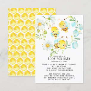 Soon to Bee Family of 3 Bee Book for Baby Enclosure Card