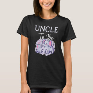 Soon Uncle To Be Elephants For Baby Shower Gender T-Shirt