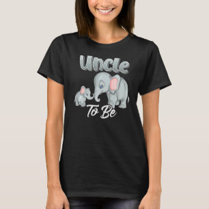 Soon Uncle To Be Elephants For Baby Shower Gender T-Shirt