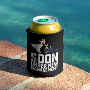Soon Under New Management Funny Wedding Can Cooler