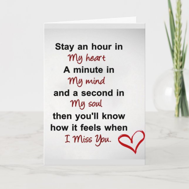 SOON WE WILL CATCH UP AND BE TOGETHER CARD (Front)