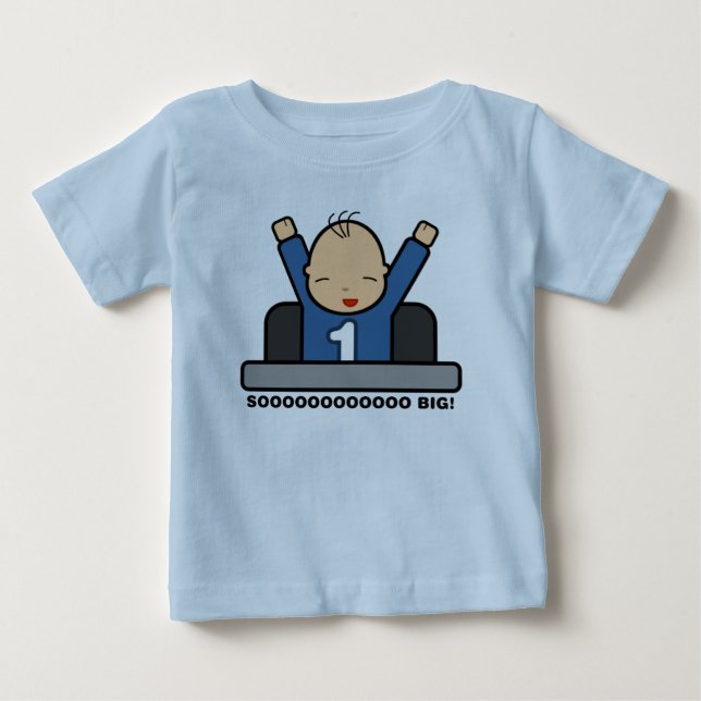 Soooo Big! (Boy Version 1) Baby T-Shirt (Front)