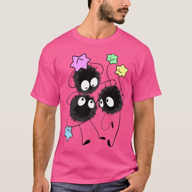 Soot Sprite Stars T-Shirt (Front)