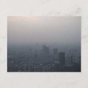 Soot-stained skyscrapers postcard