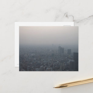 Soot-stained skyscrapers postcard