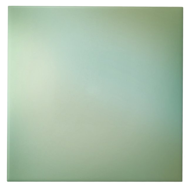 Soothing green glow clean design tile (Front)