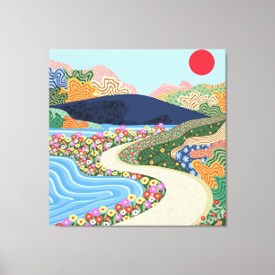 Soothing Horizon Canvas Print