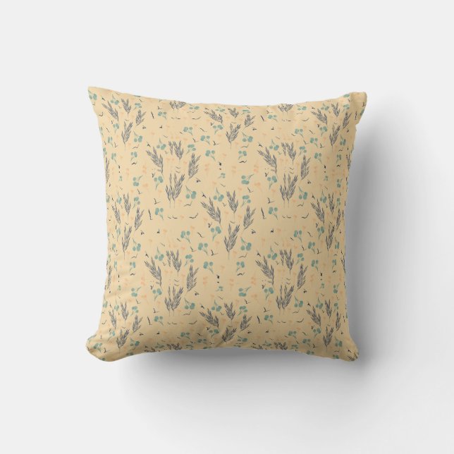 Soothing Leaves Cushion (Front)
