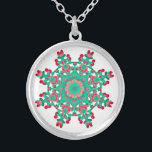 *~* Soothing Mandala -Healing Energy via Anna Rosa Silver Plated Necklace<br><div class="desc">As a professional distance spiritual energy healer since 2001, I, Anna Rosa, have learned, developed and utilised the power of energy healing intention. All my JEWELRY WITH INTENTION (R) carries the healing energy of positive manifestation. This sterling silver healing energy mandala necklace is ready to receive your own personal intention....</div>