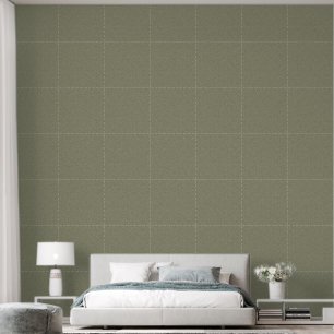 Soothing  Muted Sage/Grey Designer    Wallpaper