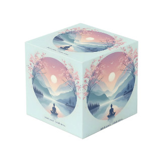 Soothing Nature Meditation Art Cube
