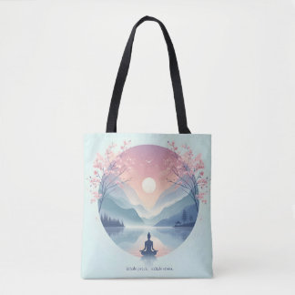 Soothing Nature Meditation Art Tote Bag