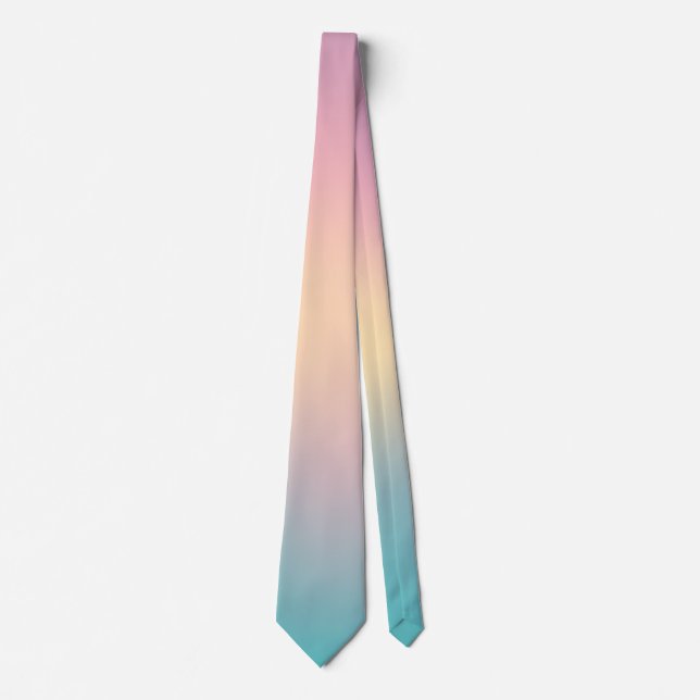 Soothing Ombre Gradient Tie (Front)