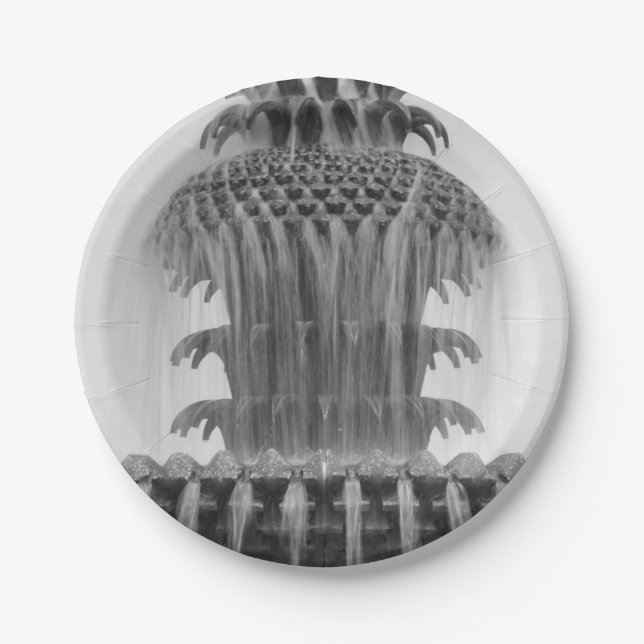 Soothing Pineapple Paper Plate (Front)