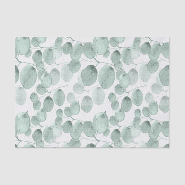 Soothing Sage Leaves Tissue Paper (Front)