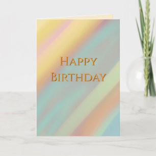 Soothing Summer Colours by the Beach Card