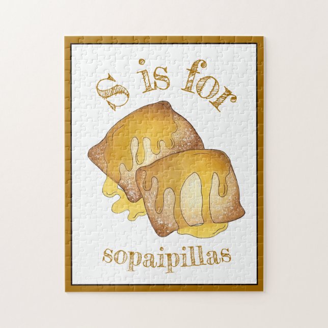 Sopaipilla Sopapilla Cachanga Sopaipa Fried Pastry Jigsaw Puzzle (Vertical)