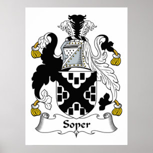 Soper Family Crest Poster