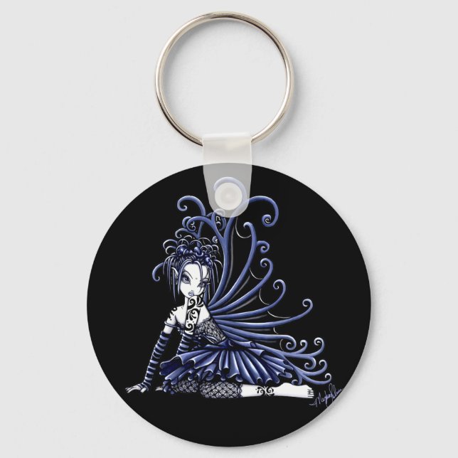 Sophia Blue Tattoo Fairy Keychain (Front)