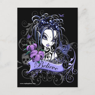 Sophia Lilly Believe Butterfly Fairy Postcard