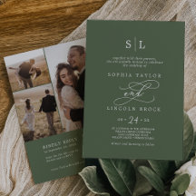 SOPHIA QR 3 Photo Olive Green All In One Wedding