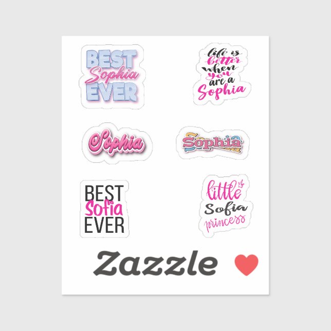 Sophia Sticker Pack (Sheet)