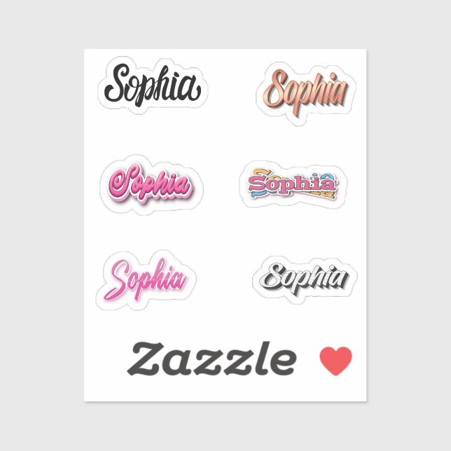 Sophia Sticker Pack (Sheet)