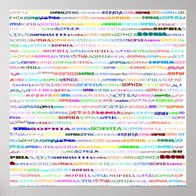 Sophia Text Design II Print (Front)