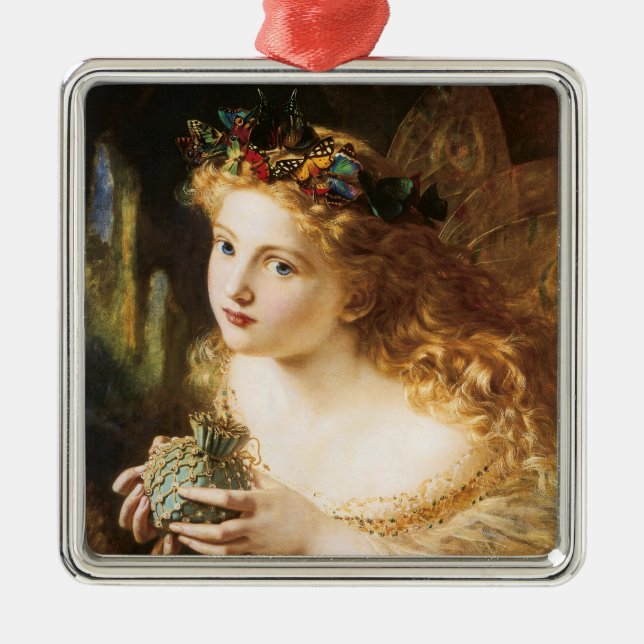 Sophie Anderson's "Take the Fair Face of Woman" Metal Tree Decoration (Front)