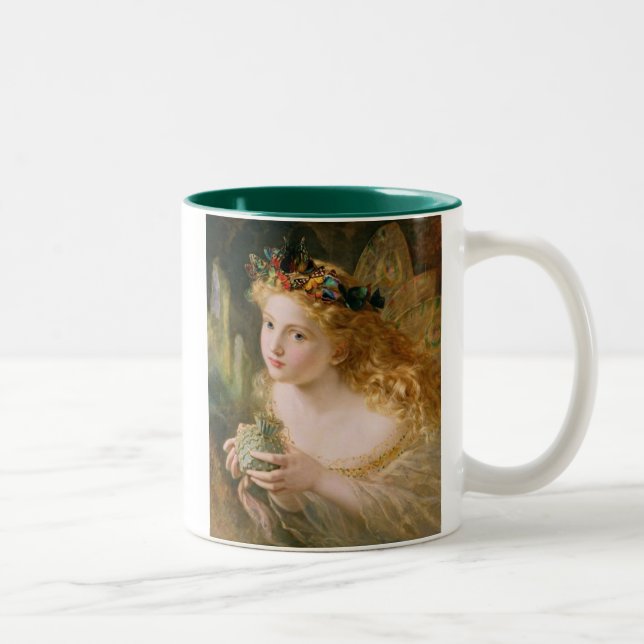Sophie AndersonTake the Fair Face of Woman Two-Tone Coffee Mug (Right)