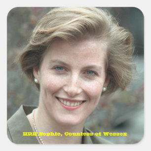 Sophie, Countess of Wessex 1995 Square Sticker