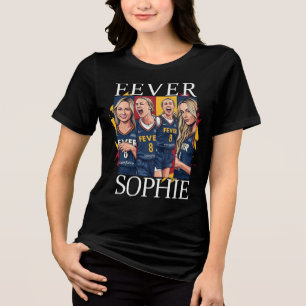 Sophie Cunningham Indiana Basketball Vintage Fan A Tri-Blend Shirt