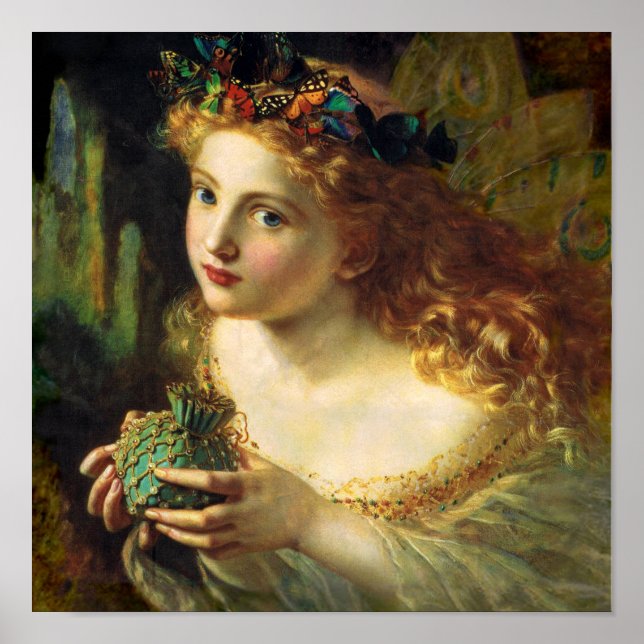 Sophie Gengembre Anderson Fairy Art Poster (Front)
