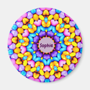 SOPHIE ~ Personalised Easter Pattern Fractal ~ Magnet